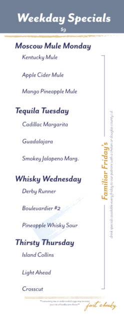 2023 01 - Specials Menu